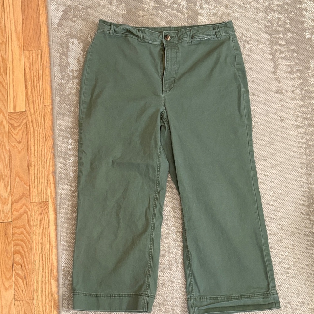 Old Navy Women's Green Ankle Jeans